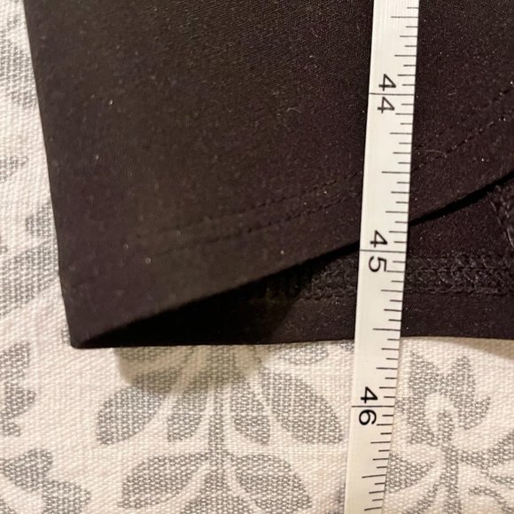 Little Mistress Plus Wrapover Pencil Dress With Embroidered Sleeve Detail - Picture 8 of 8